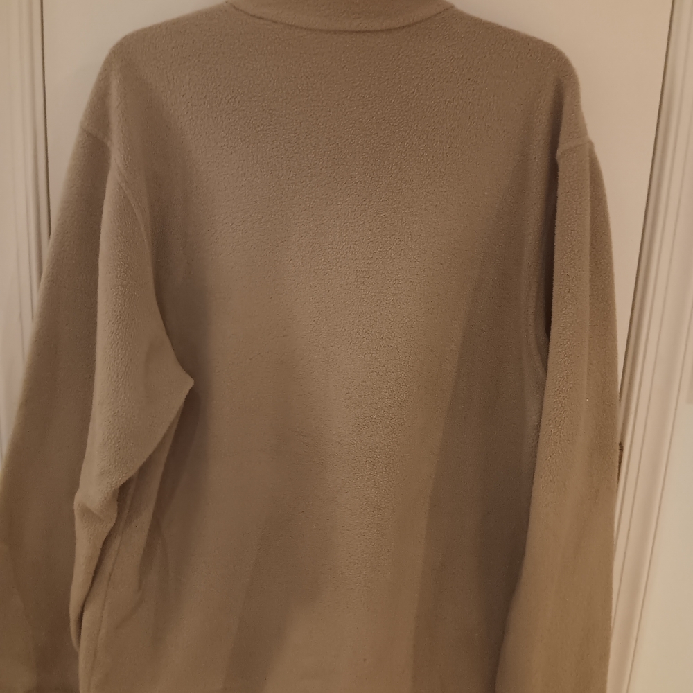Columbia Men's Lightweight Fleece Mock Neck Jacket in Taupe